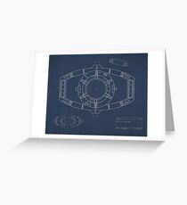 The Matrix of Leadership Blueprint Greeting Card