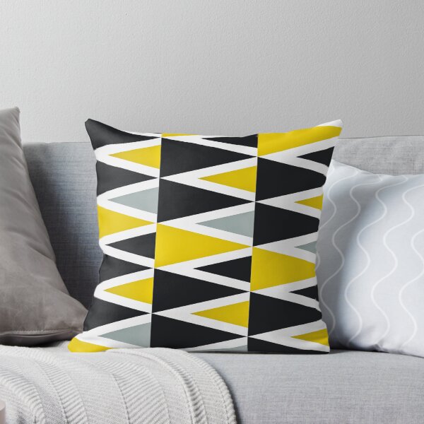 Item preview, Yellow, black and gray triangles designed and sold by IONcreatION.