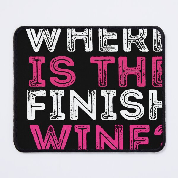 Item preview, Funny Running Where Is The Finish Wine Tank  designed and sold by designreb.