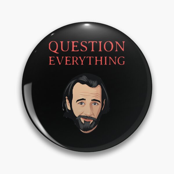 Item preview, Awesome Comedian George Carlin Question Everything designed and sold by JuditSzucs.