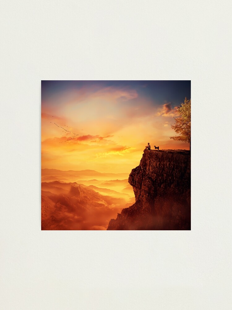 Alternate view of recalling childhood Photographic Print