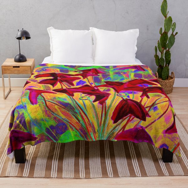 Item preview, Oxalis, Psychedelic Version, Abstract Floral  designed and sold by Julia Khoroshikh.