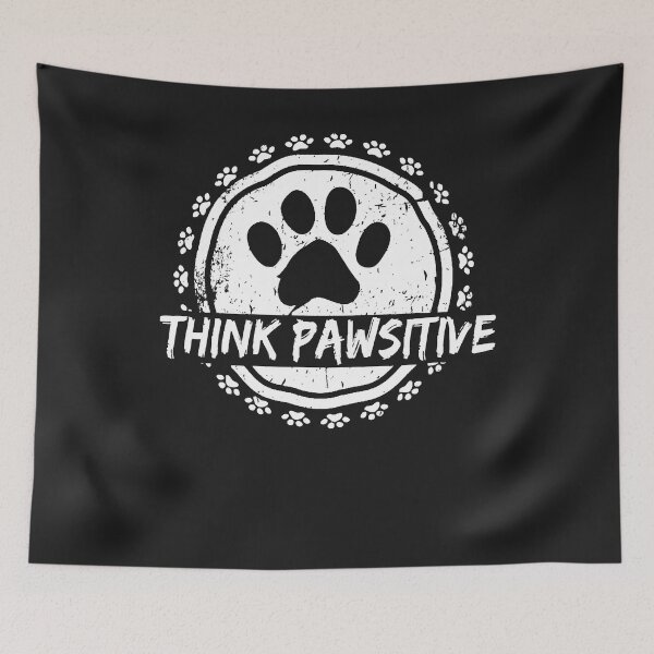 Item preview, Dog paw print pawsitive pet lover designed and sold by KamilahDyer.