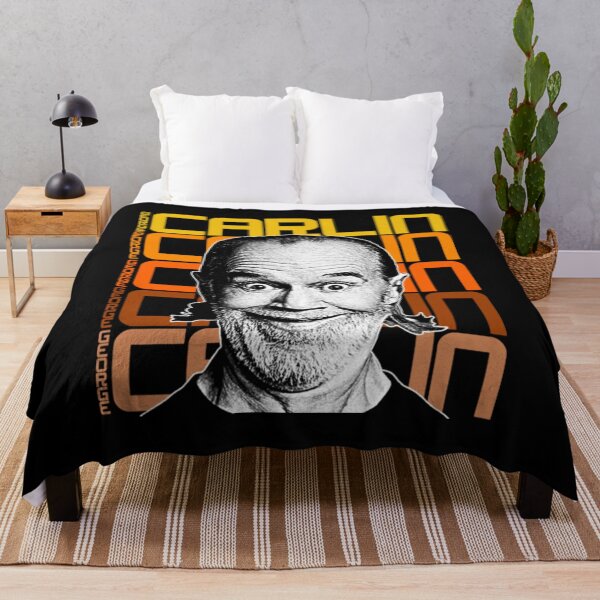 Item preview, George Carlin Retro Comedy FanArt Tribute designed and sold by JuditSzucs.