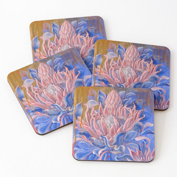 Item preview, King Protea botanical painting study designed and sold by Ruth Cadioli.