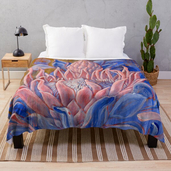 Item preview, King Protea botanical painting study designed and sold by Ruth Cadioli.