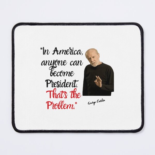 Item preview, George Carlin Retro 80s Gift Fan designed and sold by JuditSzucs.