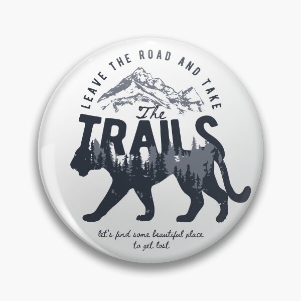 Item preview, Black Panther Forest Mountains Take the Trails designed and sold by BakaOutfit.