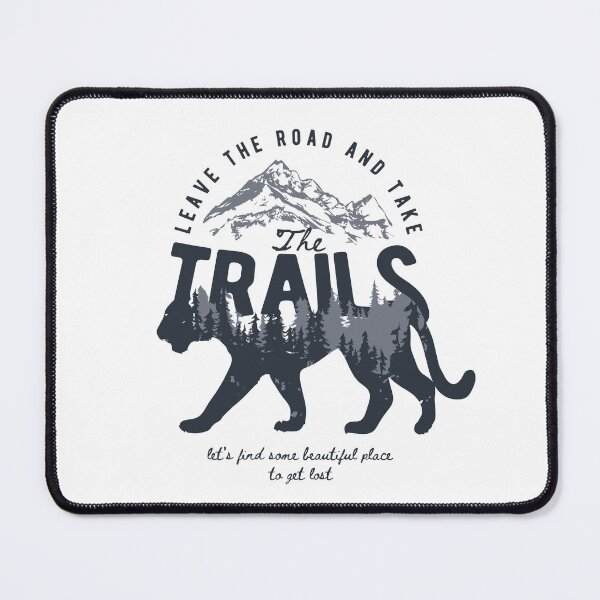 Item preview, Black Panther Forest Mountains Take the Trails designed and sold by BakaOutfit.