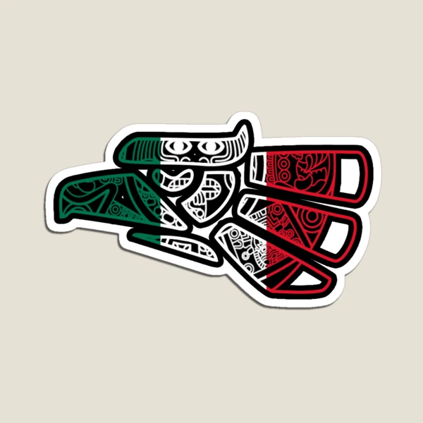 Mexican Eagle Flag Sticker Decal Mexico Aguila Mexicana 12x8 7x4