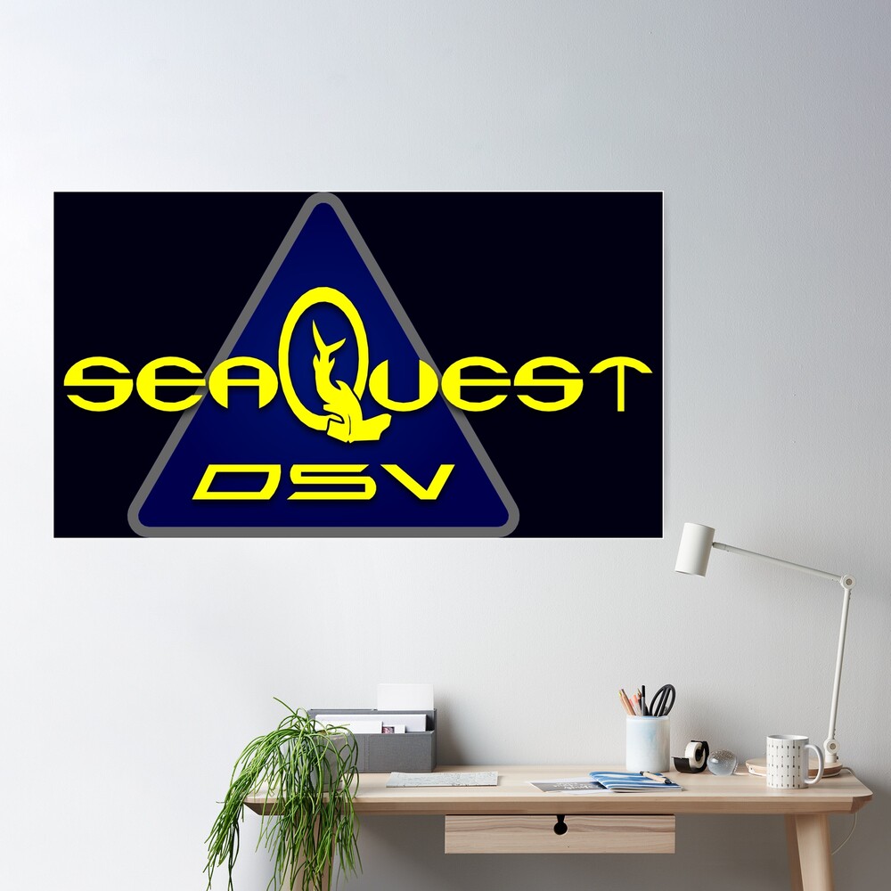 SeaQuest TV Show DSV 4600 Chest Logo 4 1/2