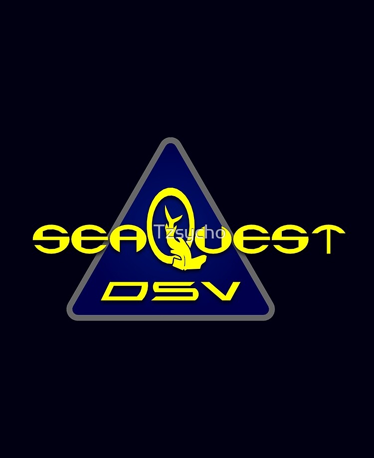 SQPA-001 USA Mailed Seaquest DSV TV Series  Logo  3" Embroidered Patch 