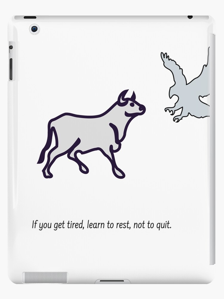 Funda y vinilo para iPad «diseño de toro y águila» de janisadhi | Redbubble