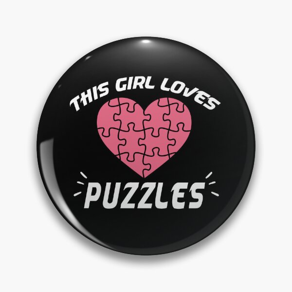 Item preview, This Girl Loves Puzzles designed and sold by Luna1Shop.