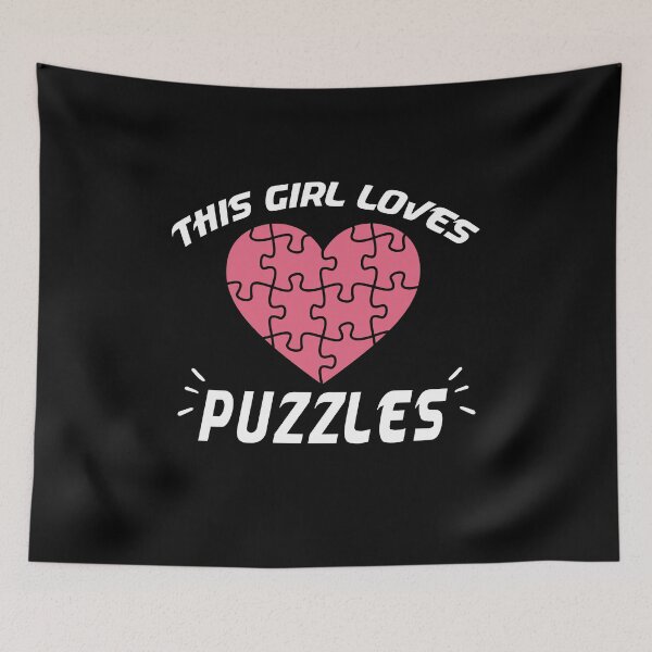 Item preview, This Girl Loves Puzzles designed and sold by Luna1Shop.