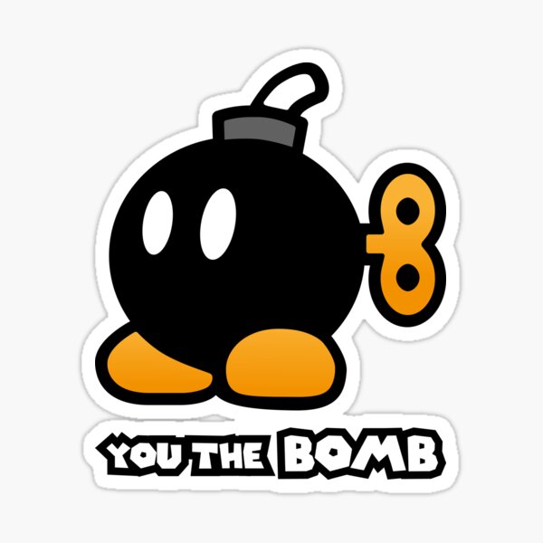 Super Mario Bomb Stickers for Sale