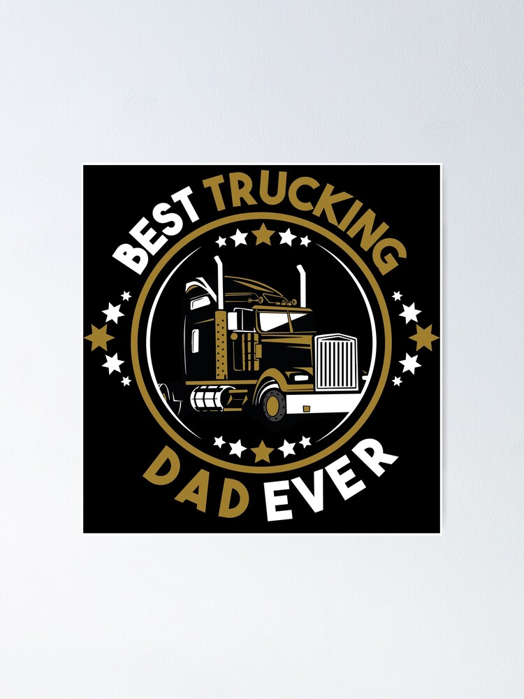 Truck driver mug gift - Best truckin Dad ever - Funny Trucker Father's day  gifts