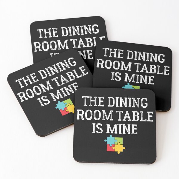 Item preview, The Dining Room Table is Mine Puzzle Lovers designed and sold by Luna1Shop.