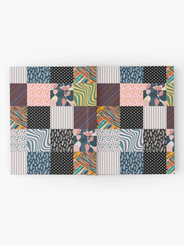 Thumbnail 2 of 3, Journal, Random Square Pattern | Multi Designer Square Patterns | Square Tiles Patterns designed and sold by SeemDev786.