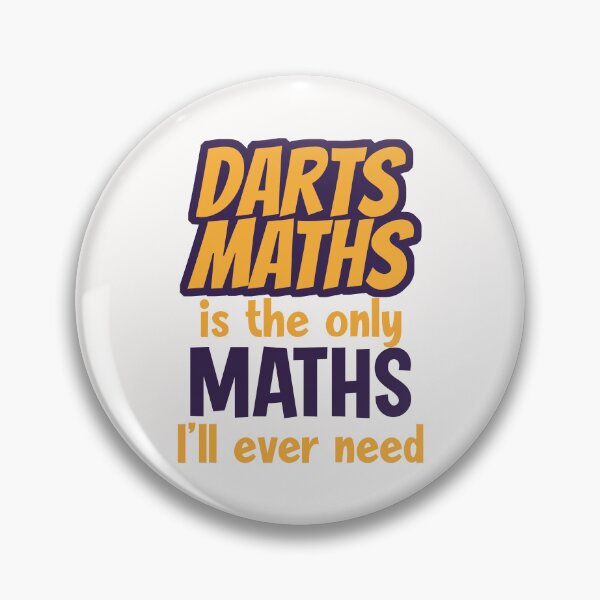 Item preview, Darts Math is the only Math I'll Ever Need designed and sold by OmmeDesigns.