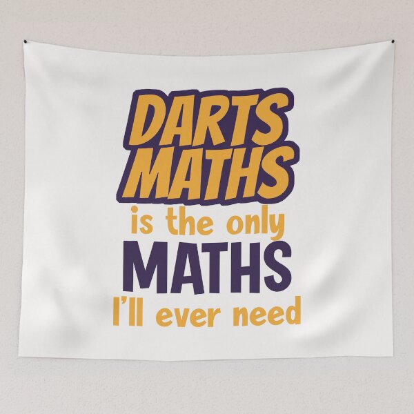 Item preview, Darts Math is the only Math I'll Ever Need designed and sold by OmmeDesigns.