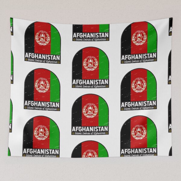 Item preview, Afghanistan Flag Emblem Distressed Vintage designed and sold by KrisSidDesigns.