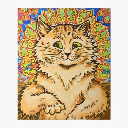 CAT PLAYING A PIANO : Vintage Psychedelic Abstract Louis Wain Print Kids  T-Shirt for Sale by posterbobs