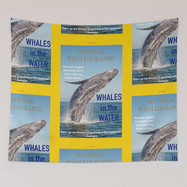 Item preview, National Whaleographic - Whales in the water - parody  designed and sold by gaslight-n.