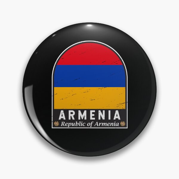 Item preview, Armenia Flag Emblem Distressed Vintage designed and sold by KrisSidDesigns.
