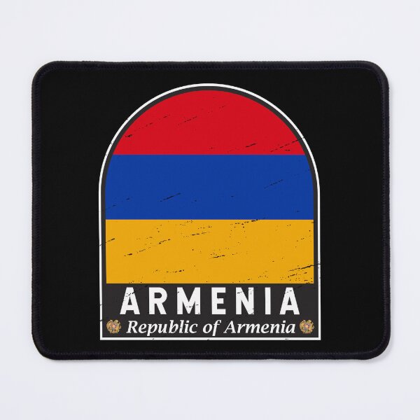 Item preview, Armenia Flag Emblem Distressed Vintage designed and sold by KrisSidDesigns.