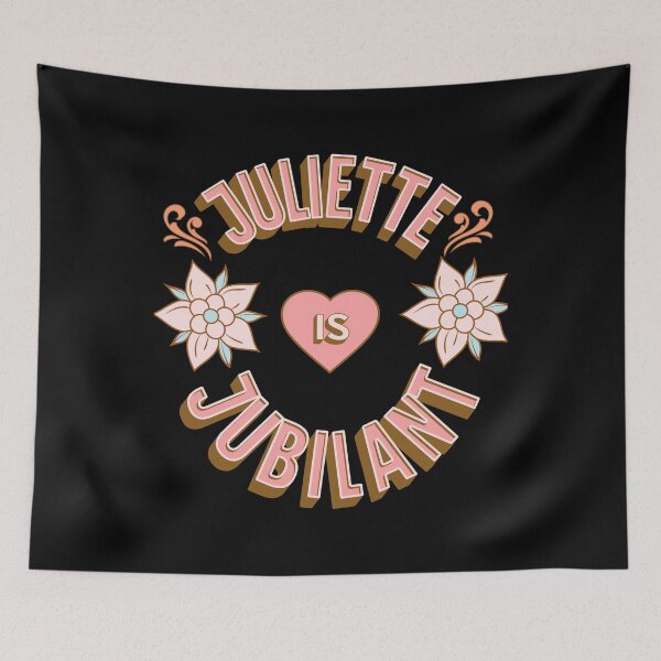 Item preview, Juliette is Jubilant - First Names - Birthday Gifts - Alliteration Fans designed and sold by epicthoughts.