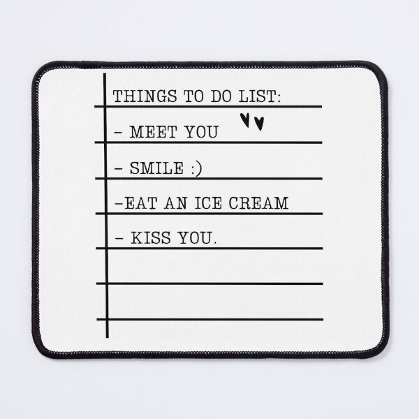 Item preview, Things to do list designed and sold by KalosKagathos.