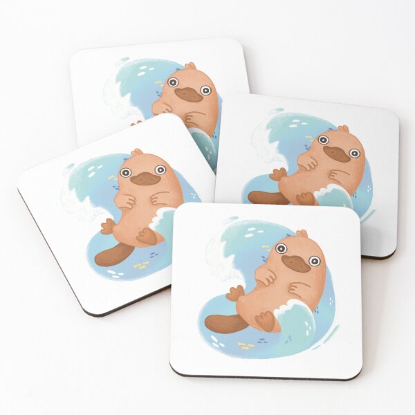 Item preview, Happy Little Platypus Illustrated designed and sold by SleepyLilSloth.