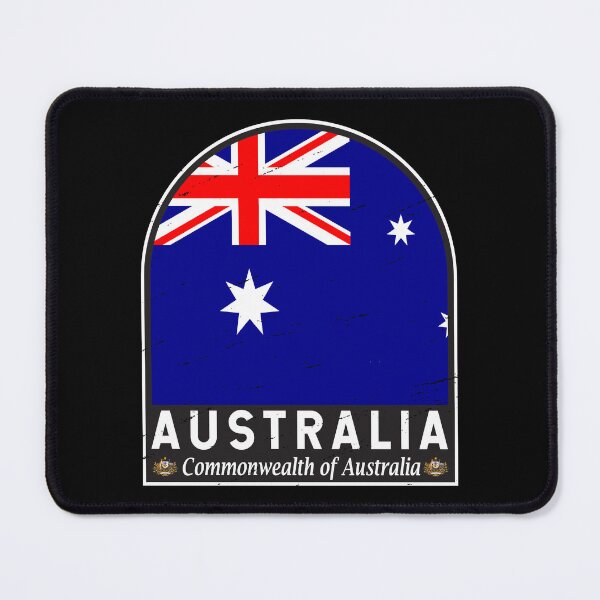 Item preview, Australia Flag Emblem Distressed Vintage designed and sold by KrisSidDesigns.