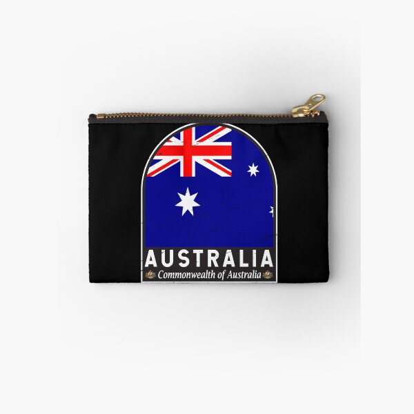 Item preview, Australia Flag Emblem Distressed Vintage designed and sold by KrisSidDesigns.