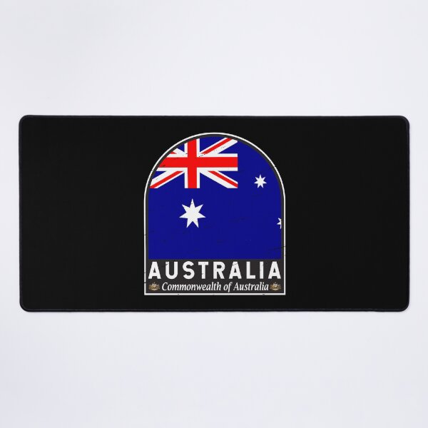 Item preview, Australia Flag Emblem Distressed Vintage designed and sold by KrisSidDesigns.