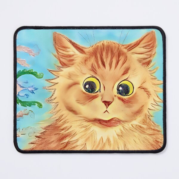 Item preview, A Curious Cat by Louis Wain designed and sold by WonderweissStudio.