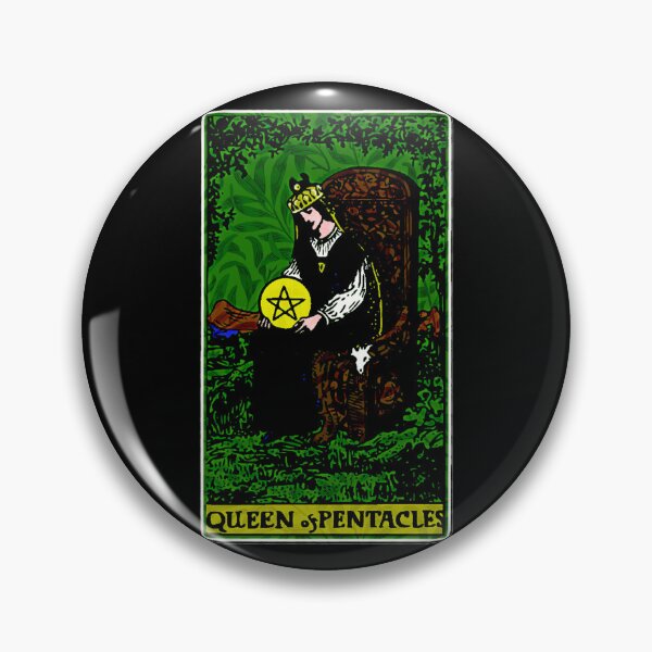 Item preview, The Queens Of Tarot  Pentacles designed and sold by KathteeDesign.