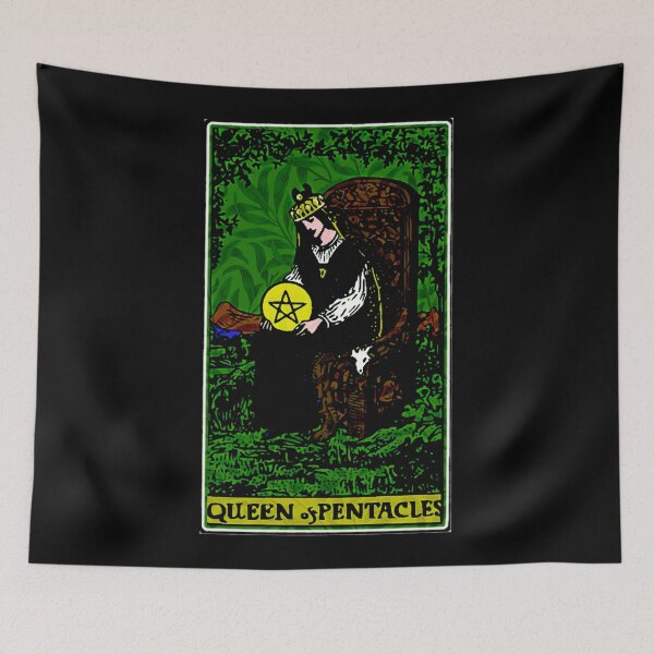 Item preview, The Queens Of Tarot  Pentacles designed and sold by KathteeDesign.