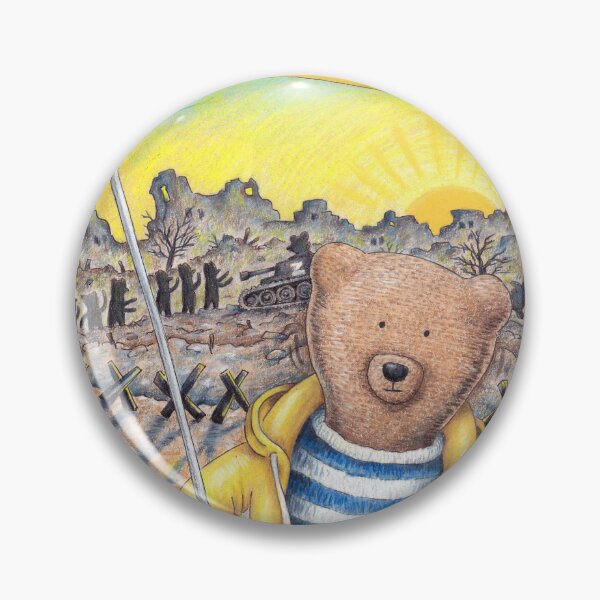 Item preview, Ukrainian Bear designed and sold by LinziHenryArt.
