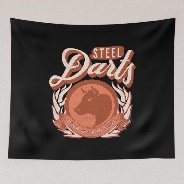 Item preview, Steel Darts Year of the Bull designed and sold by OmmeDesigns.