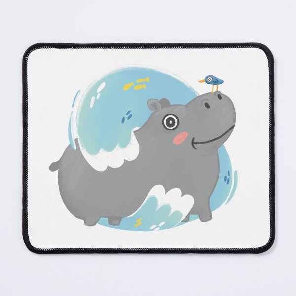Item preview, Happy Hippo Illustrated designed and sold by SleepyLilSloth.