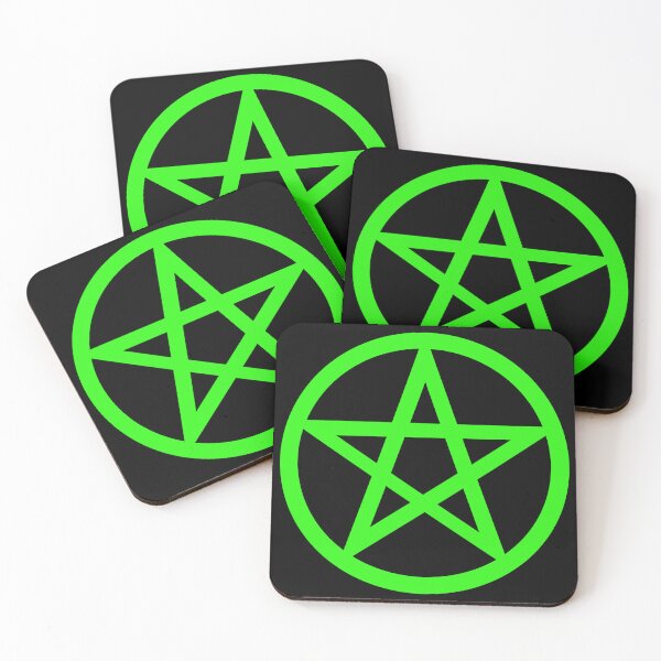 Aperçu de l'œuvre Pentacle vert créée et vendue par Nekrotikk.