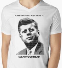 JFK V-Neck T-Shirt
