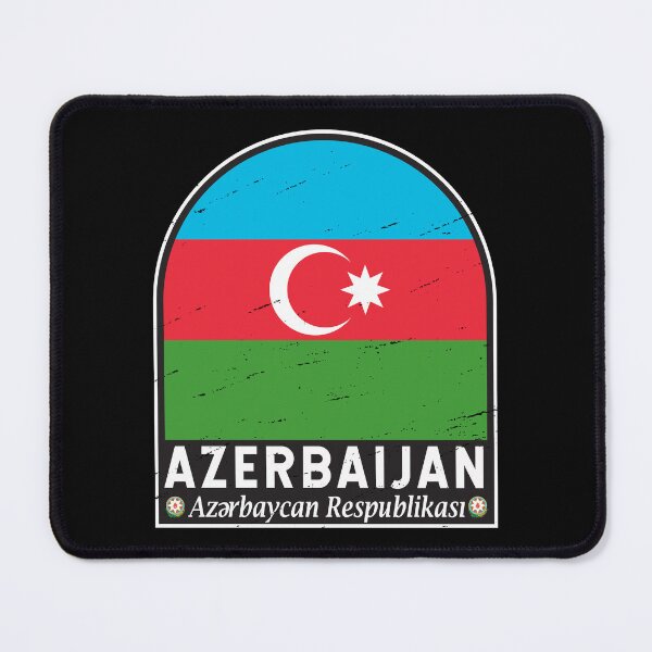Item preview, Azerbaijan Flag Emblem Distressed Vintage designed and sold by KrisSidDesigns.