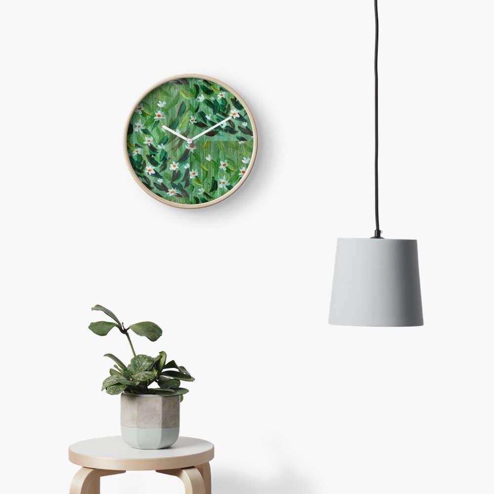 Daisies Clock