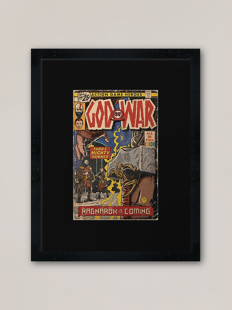 God of War Ragnarök Comic book cover Fan Art Poster for Sale by  MarkScicluna