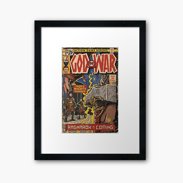 God of War Ragnarök Comic book cover Fan Art Poster for Sale by  MarkScicluna