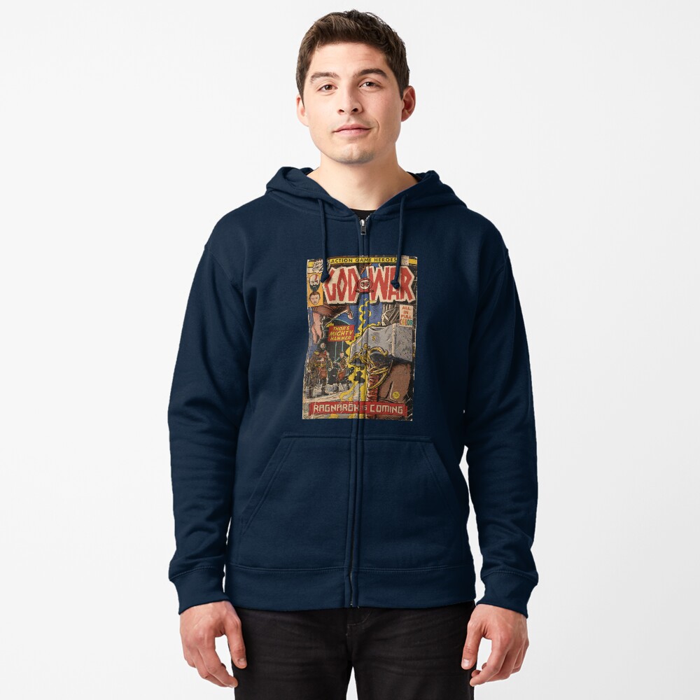 Aperçu de l'œuvre Veste zippée à capuche créée et vendue par MarkScicluna.