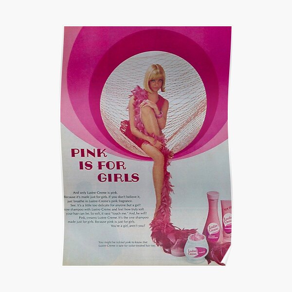 Pink is for girls Poster